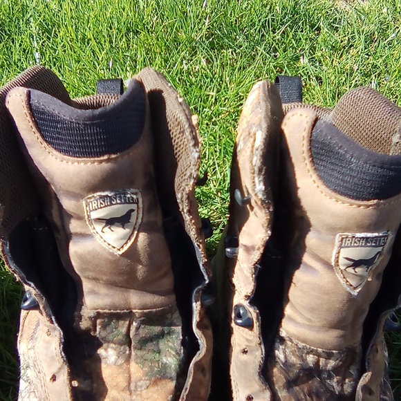 Irish Setter, size 13, men's hunting camo boots. - Picture 13 of 16